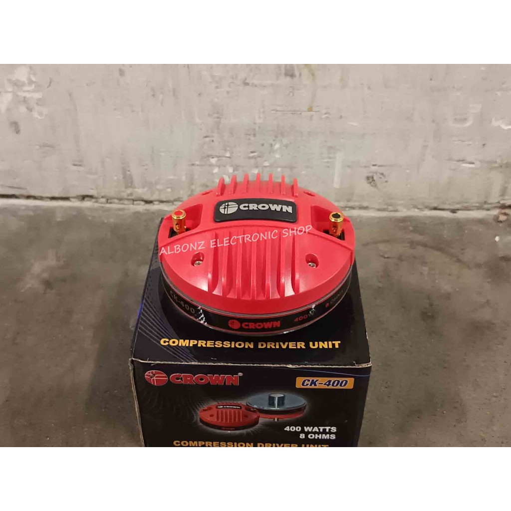 Crown Tweeter CK-400 400Watts Driver Unit | Shopee Philippines
