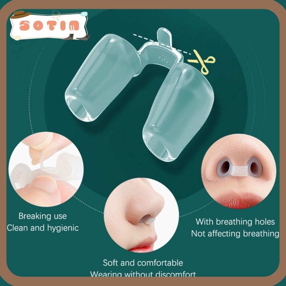 SOTIM Nostril Support Shaping, Silicone Shaping Silica Gel Nose Clip ...