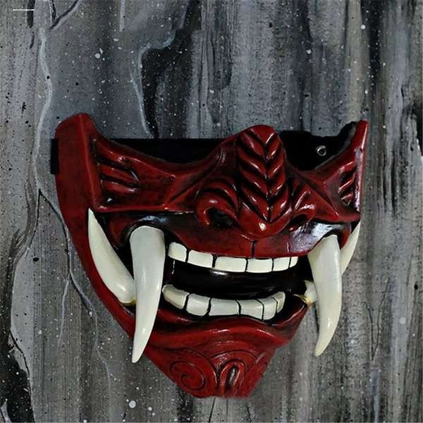spiderman mask halloween mask deadpool mask Halloween Fangs Half Face ...