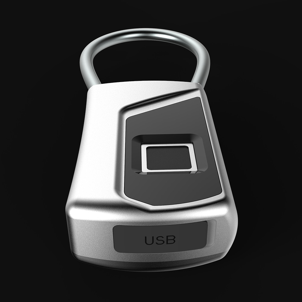 Intelligent Fingerprint Lock Keyless Drawer Safety Lock Waterproof USB