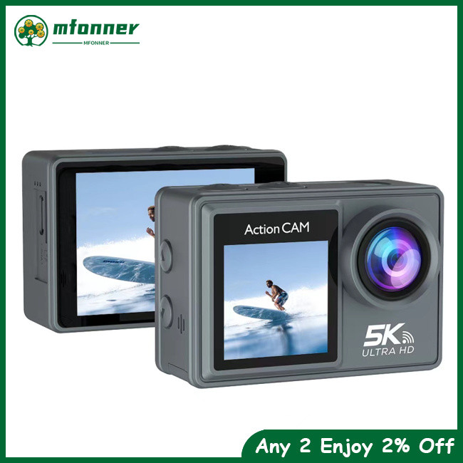 Mfonner C6 Wifi 1080P Action Camera 5K 30FPS 4K 60FPS 48MP EIS Video