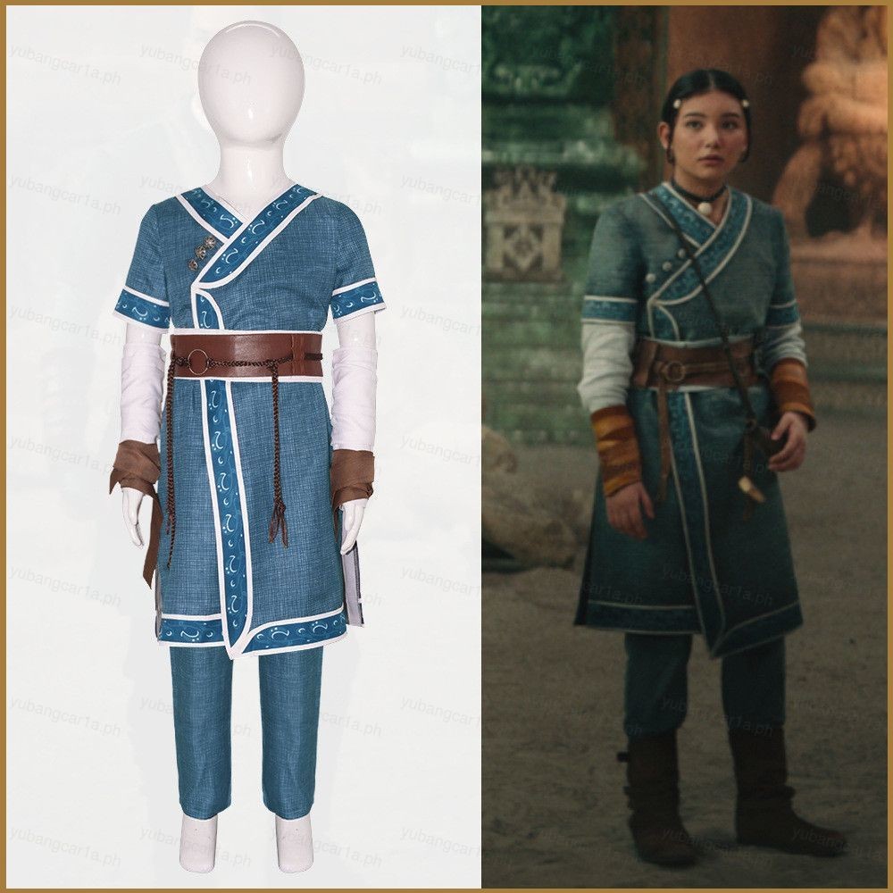 Avatar The Last Airbender Katara cosplay cloth for adults kids