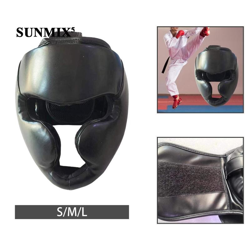 [ Boxing Headgear Full Protection Cushioning Padded Thickened Adults ...