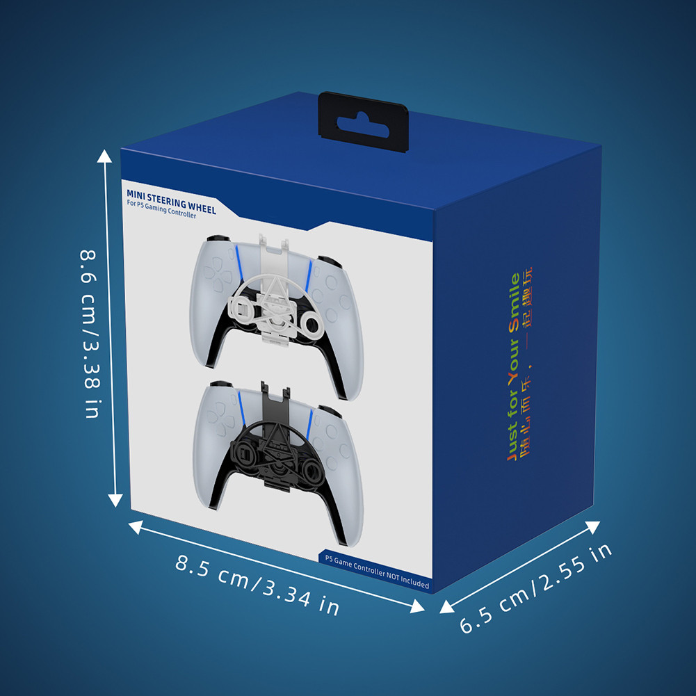 Mini 3D Printing Steering Wheel for PS5 Controller Simulates Car