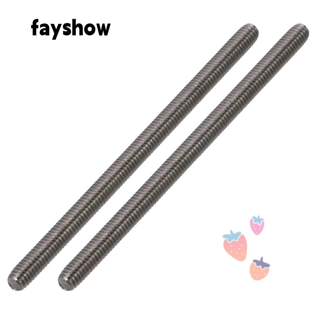 FAYSHOW2 2PCS Fully Threaded Rod, Right Hand Threads 1mm Thread Pitch