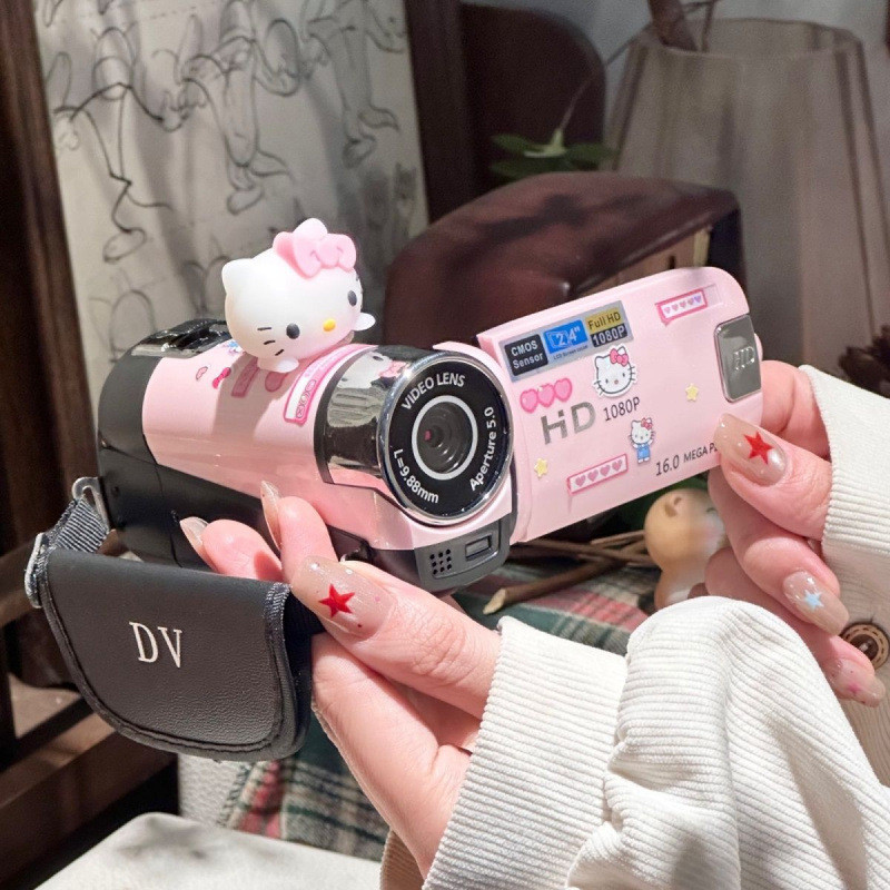 Retro Digital Camera Handheld DV Flip Rotating Screen Student