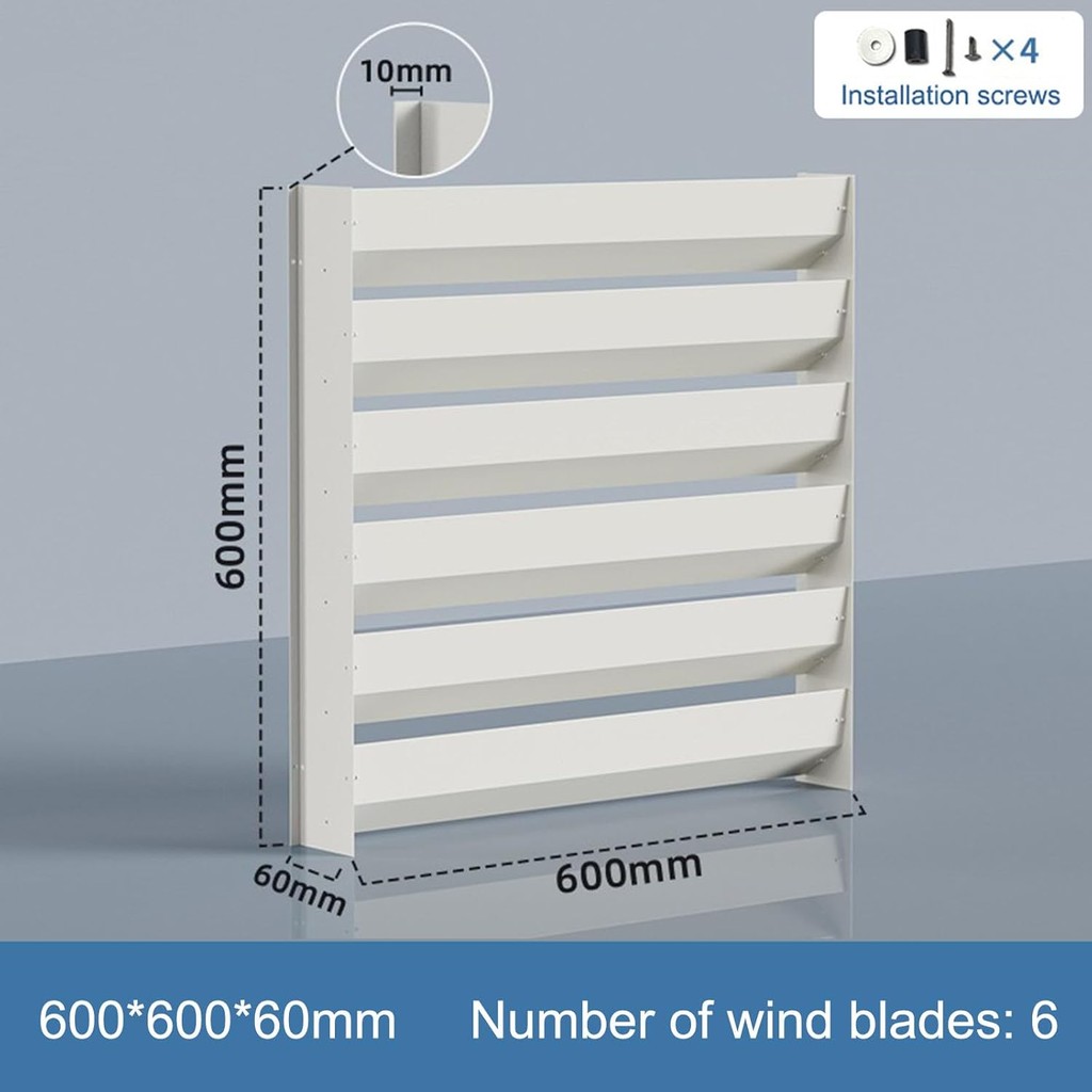 Mini Split Air Conditioner Deflector for Outside Units, Anti-direct ...