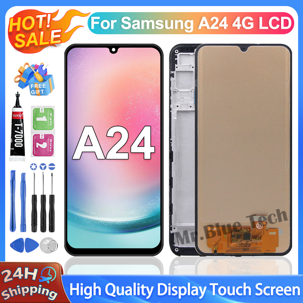 For Samsung Galaxy A24 4G LCD Display SM-A245F SM-A245F/DS Touch Screen ...