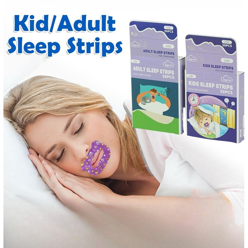 30PCS Sleeping Mouth Seal Tape Breathing Snoring Stopper Mouth Tape ...