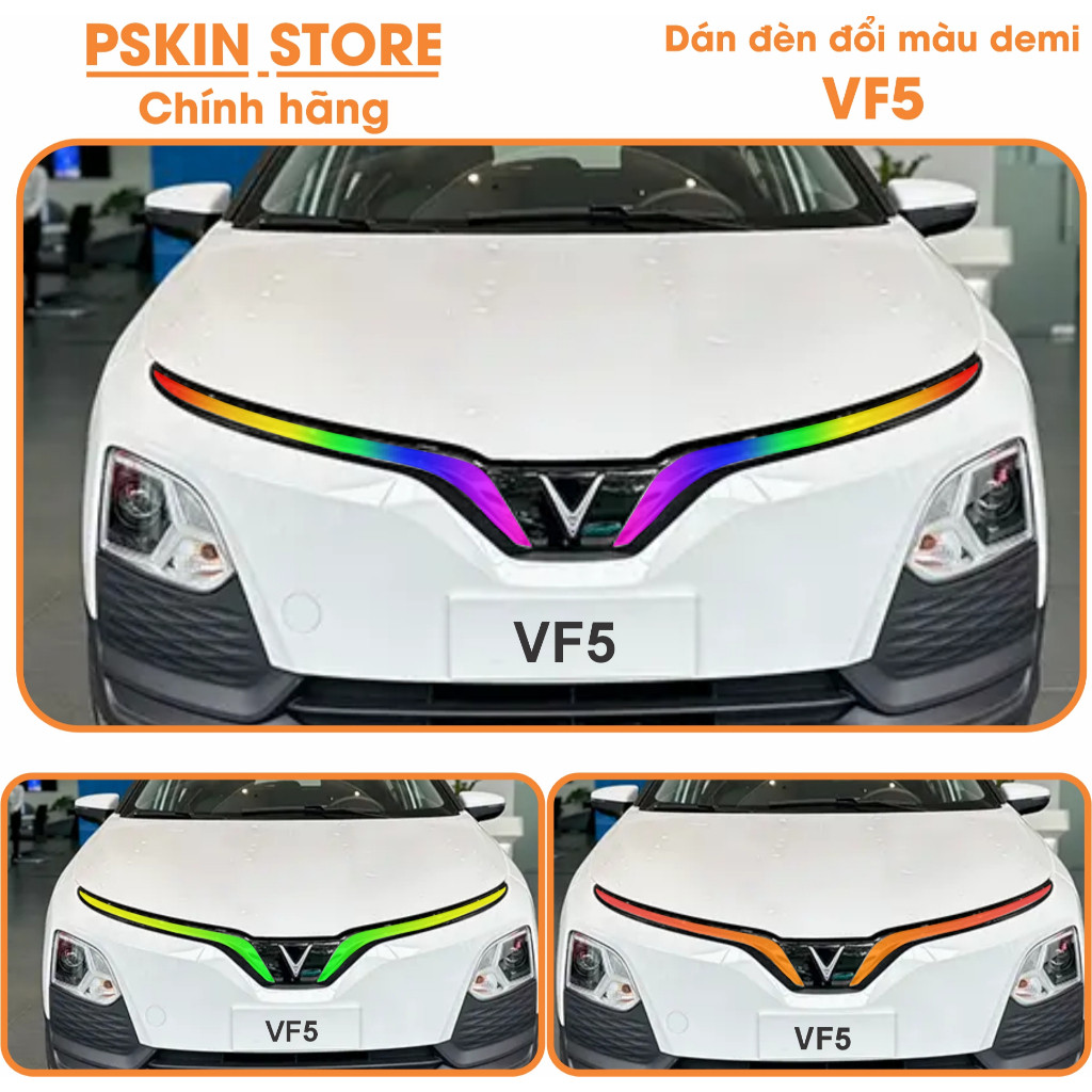 Chrome strip decal sticker for Vinfast VF5 to decorate PSKIN car - Full ...