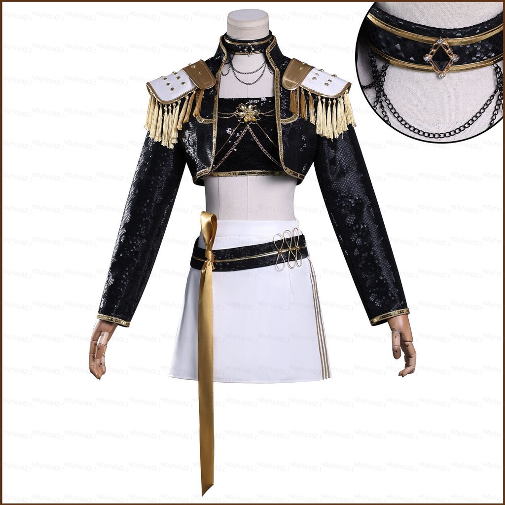 BH2 KPOP Demon Hunters‌ Role playing costume Rumi Mira Zoey Black gold ...