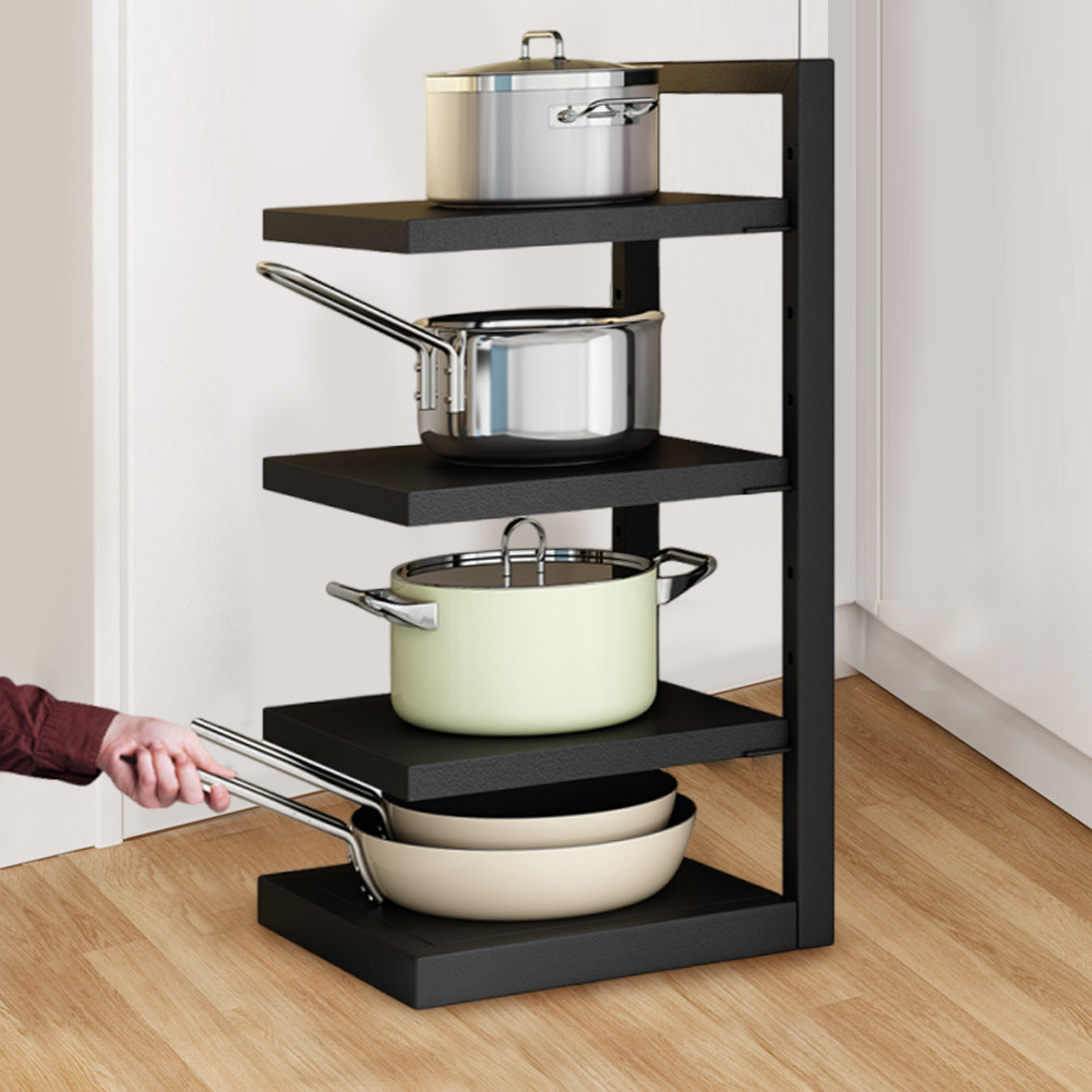 Heavy Duty Pan Organizer 4 Layer Pan Organizer Rack for Dutch Oven Cast ...
