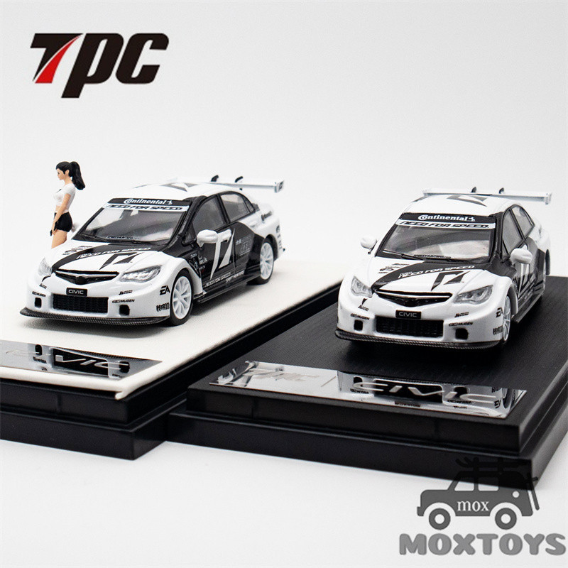 Voiture Diecast BSC 1:64 Honda Civic Type R FD2 - Édition Playboy - Neuf