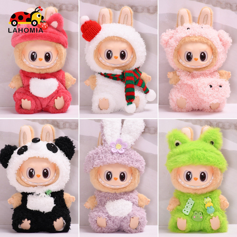 thumbnail image 2 of For Labubu Hawaii Outfit, 17cm Doll Clothes Set, Hat 2 of 11