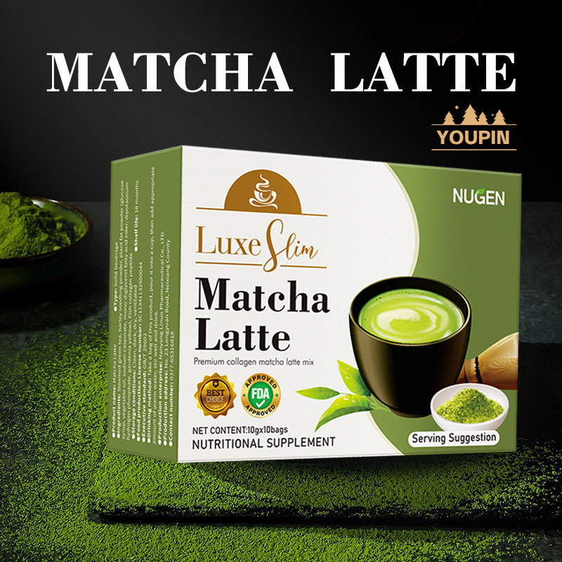 Southeast Asia green tea lattesoutheast Asian matcha latte instant