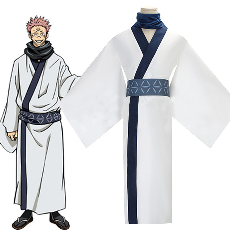 Jujutsu Kaisen Ryomen Sukuna Cosplay Costume Kimono Suit Halloween ...