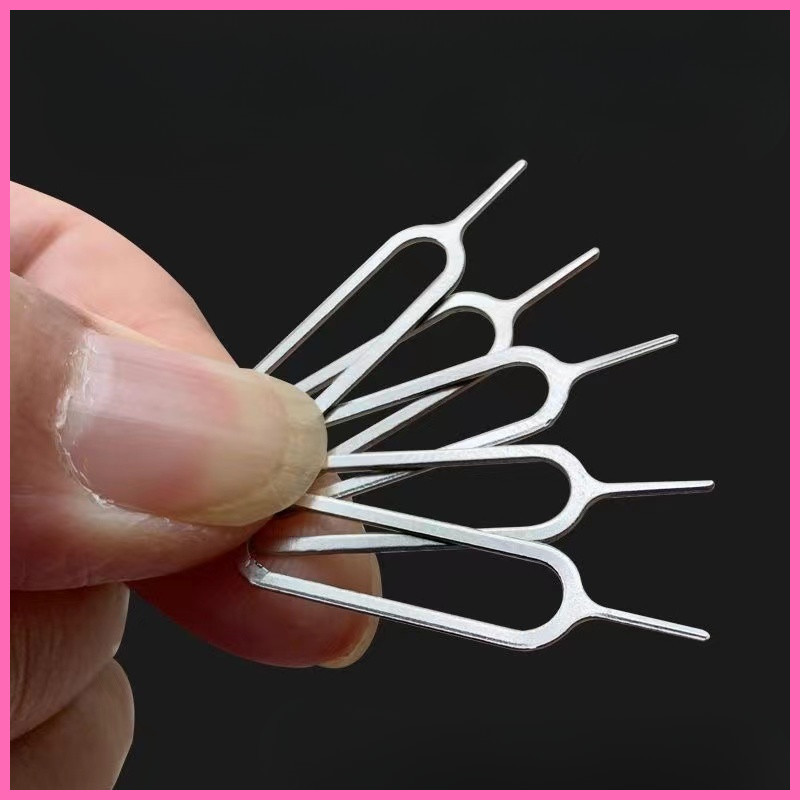 1 6Pcs Universal Mobile Phone Sim Ejector Tool Eject Sim Card Tray Open 
