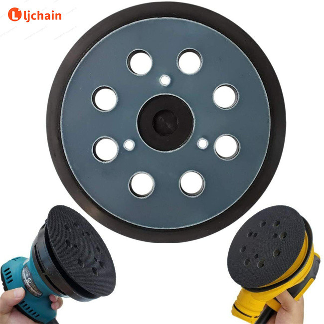 100Authentic! 5 Inch 8 Holes Orbital Sander Replacement Pad Hook Loop