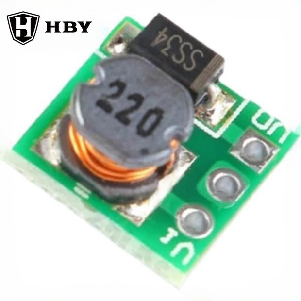 0.9-5V To 5V DC-DC Step-Up Power Module Voltage Boost Converter Board 1 ...