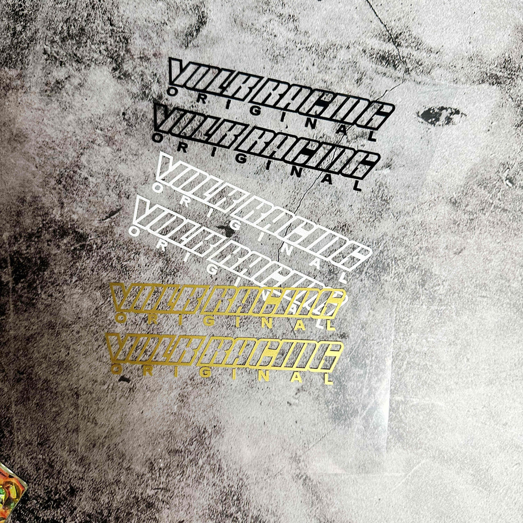 ж-Volk Rays Original Te37 Wheel Hub Volk Sticker Wheel Stickers Tire ...