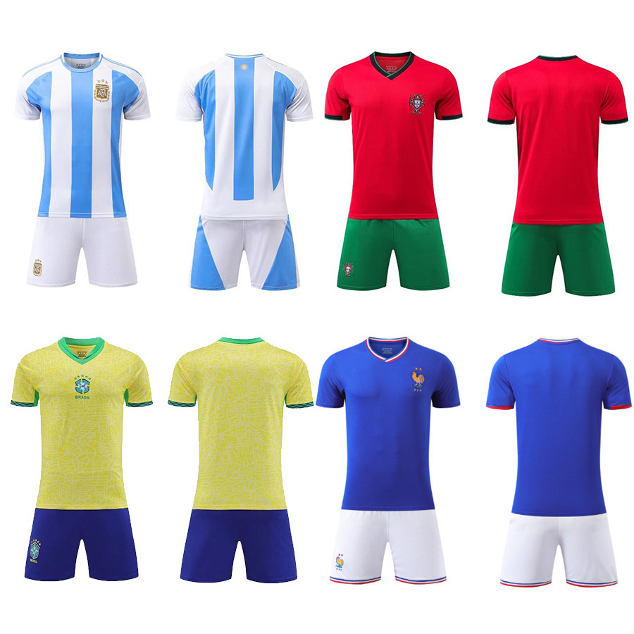 2024 Portugal Brazil Argentina National Team Football Jersey for Mens