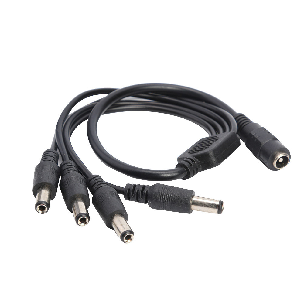 Guitar Effect Pedal Power with 1 to 4 Way Cord DC 9V 1A Power Supply