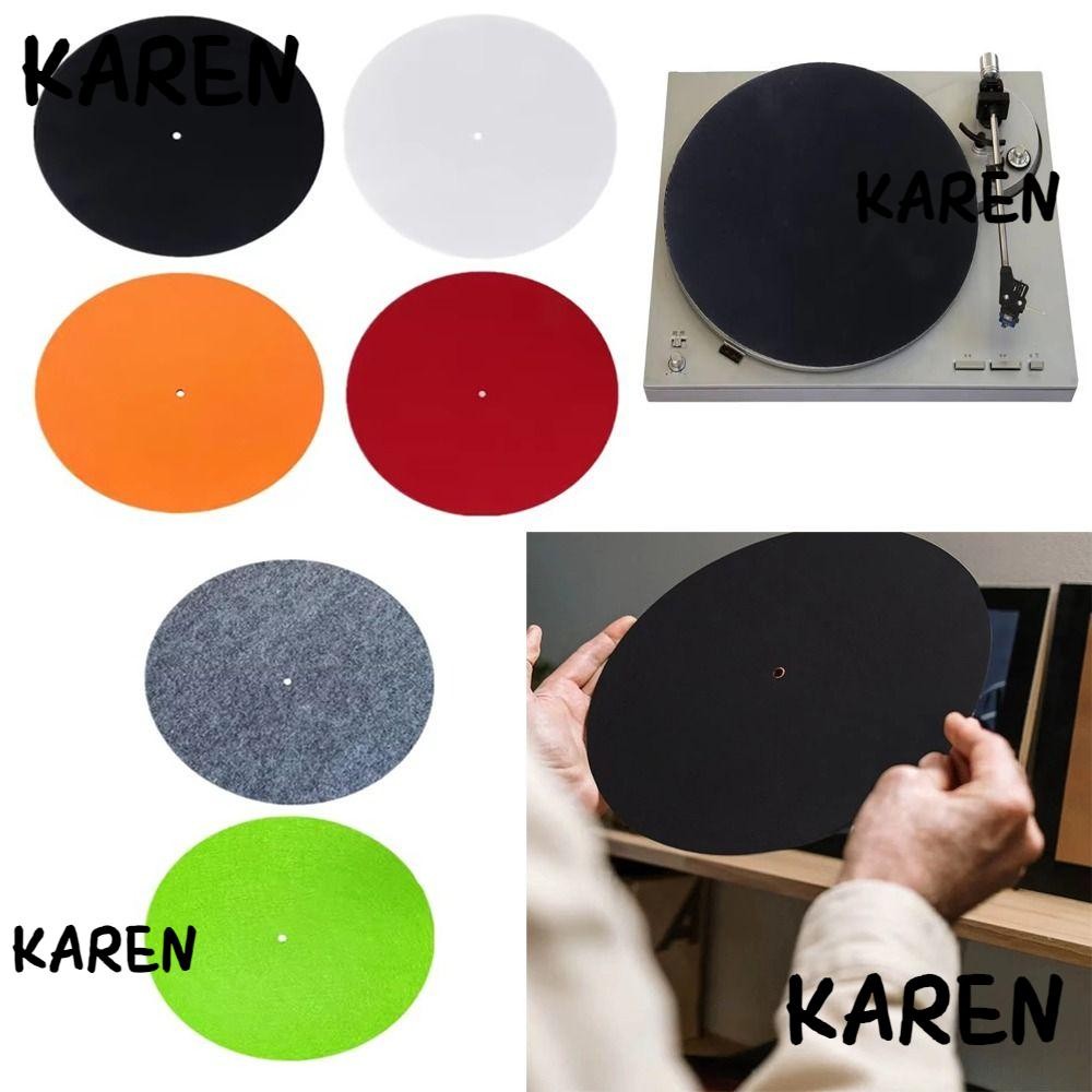Slipmat In Feltro Per Giradischi - Antivibrazione, Anti-Statico, 3mm Spessore - Per Dischi In Vinile - Foto 5