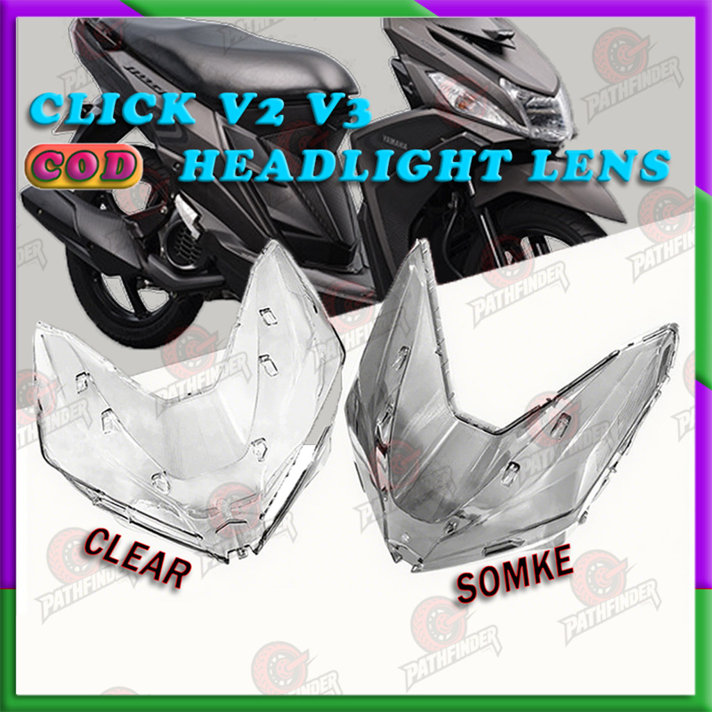 HONDA Click 125i/150i V2 V3 Headlight Lens Motorcycle lens Click ...