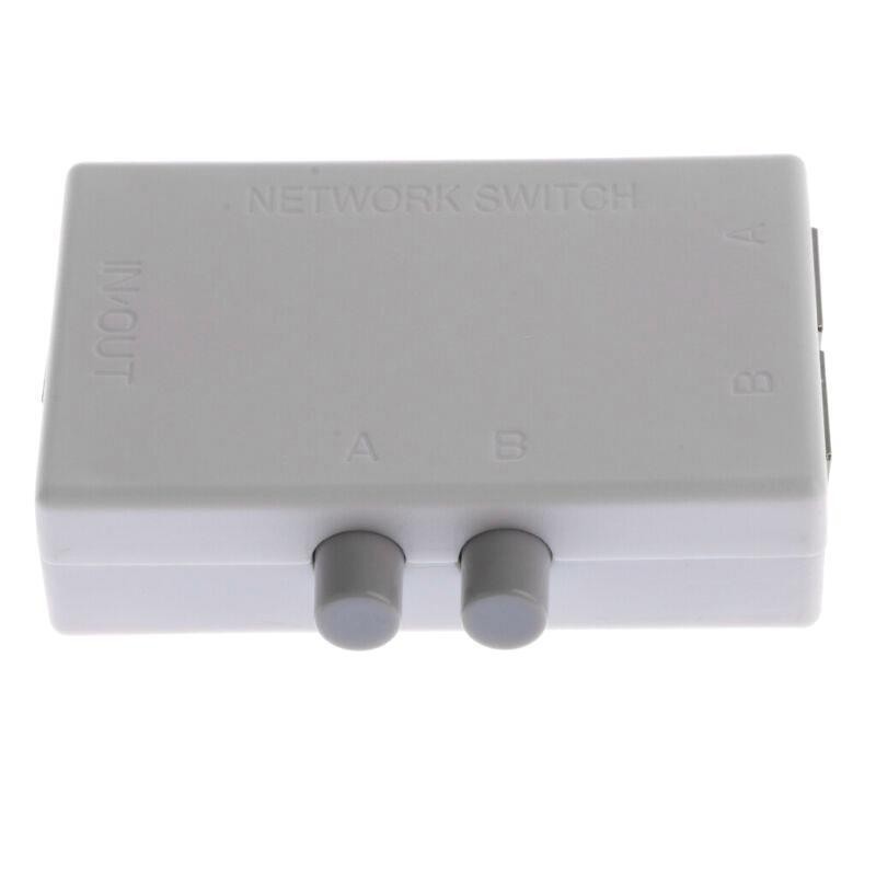 Mini RJ45 Network Switch Selector LAN Cable Switch Bidirectional ...