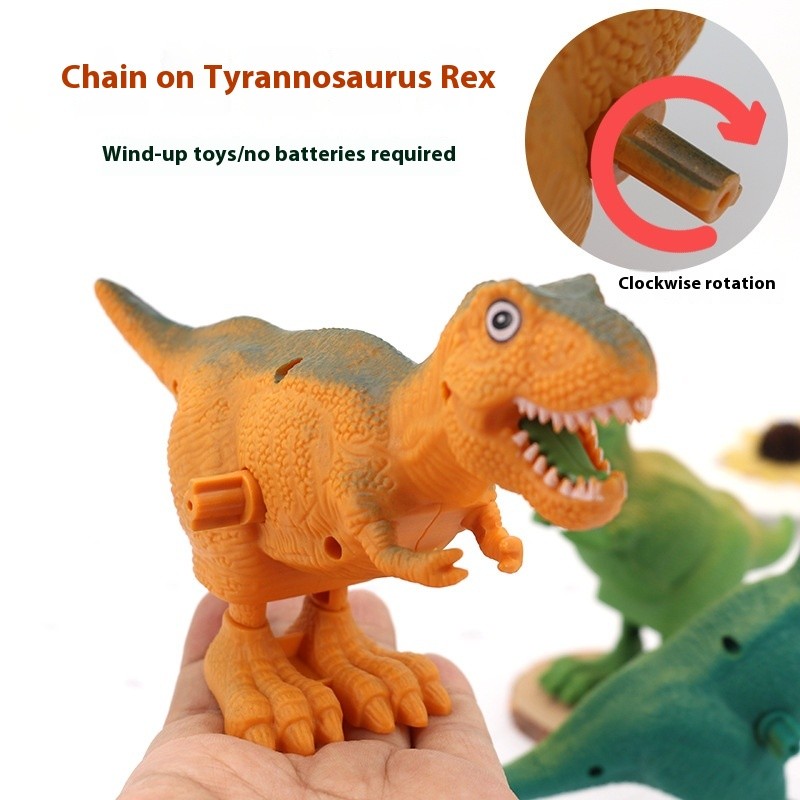 Winding Tyrannosaurus Rex, Toy Jumping Dinosaurs, Children ...