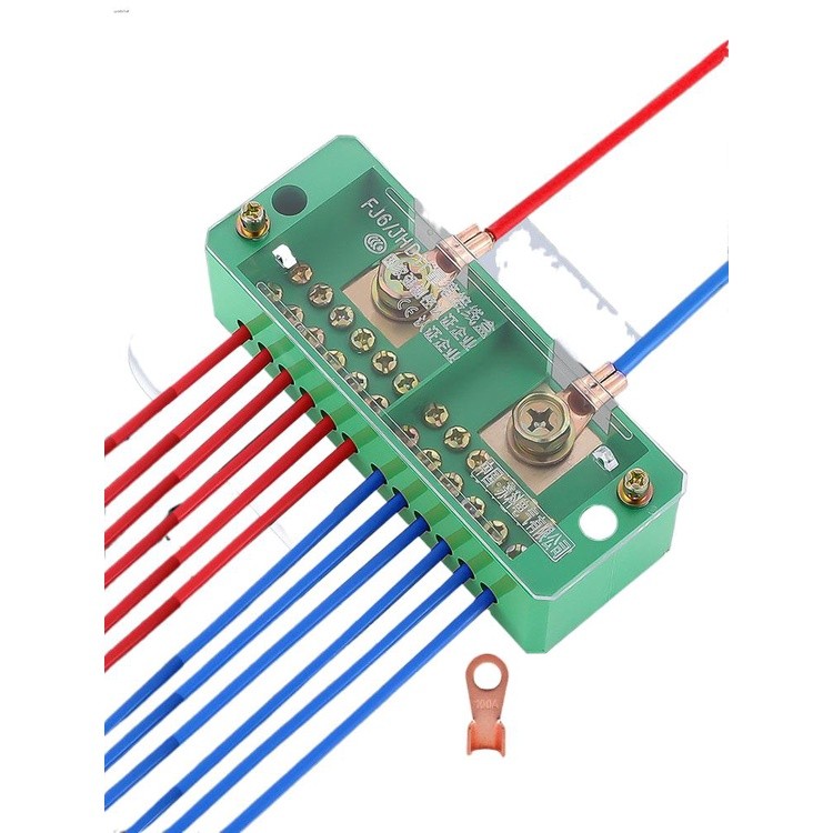 COD☆Single-phase/three-phase junction box quick wiring terminal block ...