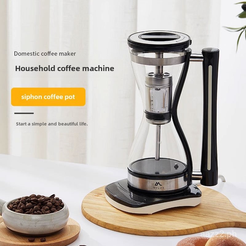 New Electric Heating Siphon Pot Household Hand Made Coffee Maker with