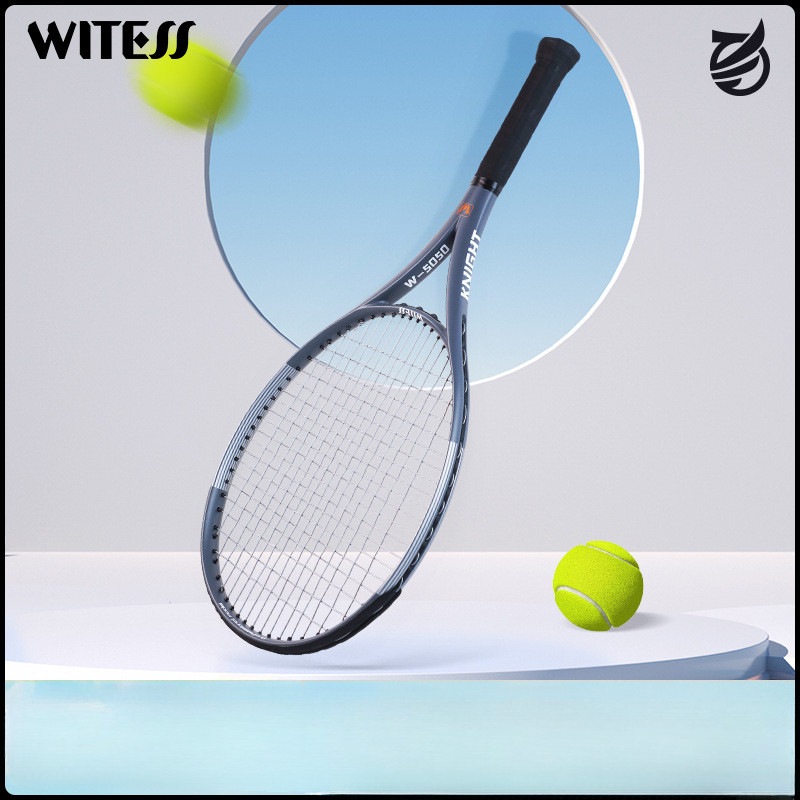 WITESS Full Carbon Tennis Racket Single Beginner Tennis Trainer with ...