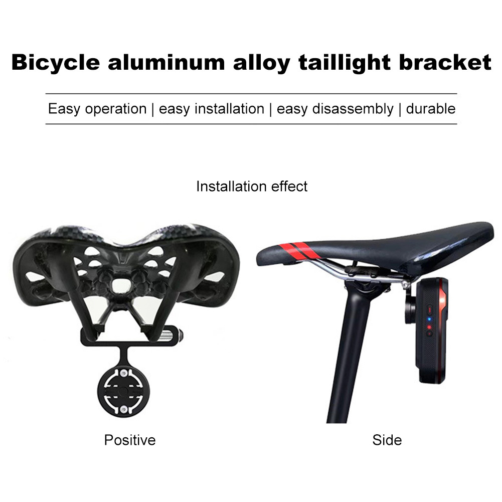 Supporto Sotto Sella Per Luce Garmin VARIA - Staffa Saddle Mount PETG - Made In Italy