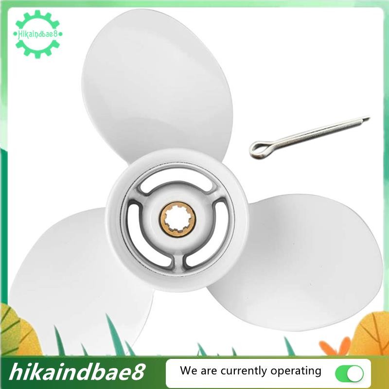 [hIkAi] Outboard Propeller for Yamaha 9.9Hp 15Hp 9 1/4X 9 Boat Motor