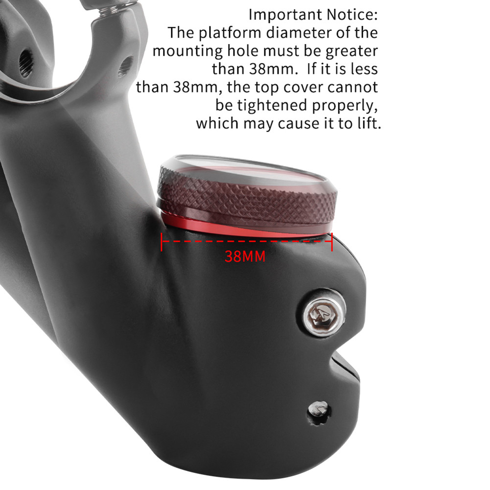 Bike Mount Headset Cap Cover AntiTheft Bicycle Tracker Mount Bracket