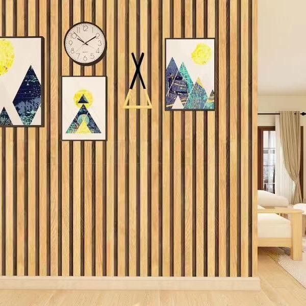 ACE KING PVC Wallpaper Flutted Design 10meters x 45cm Selfadhessive and