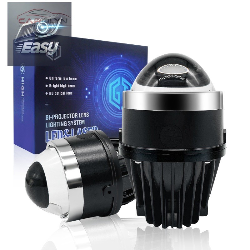 Factory hot sale high power tricolor fog lamp 3000k 4300k 6000k bi led ...