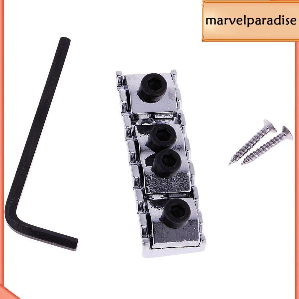 【Mapde】1/2/3 7 String Electric Guitar Parts Double Locking Nut Bridge