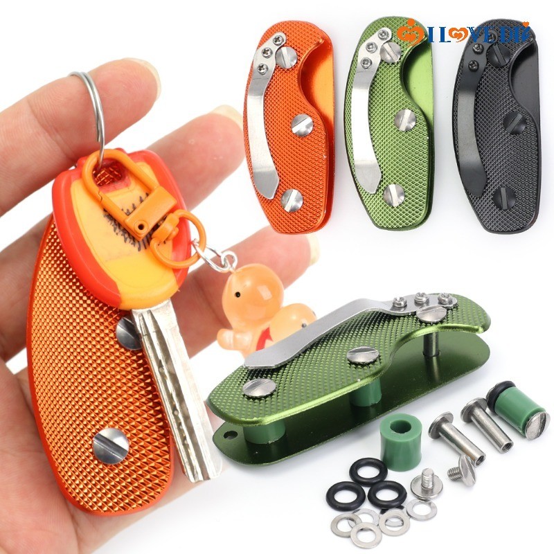 Outdoor EDC Aluminum Alloy Mini Key Storage Clips - DIY Pendant Keys ...