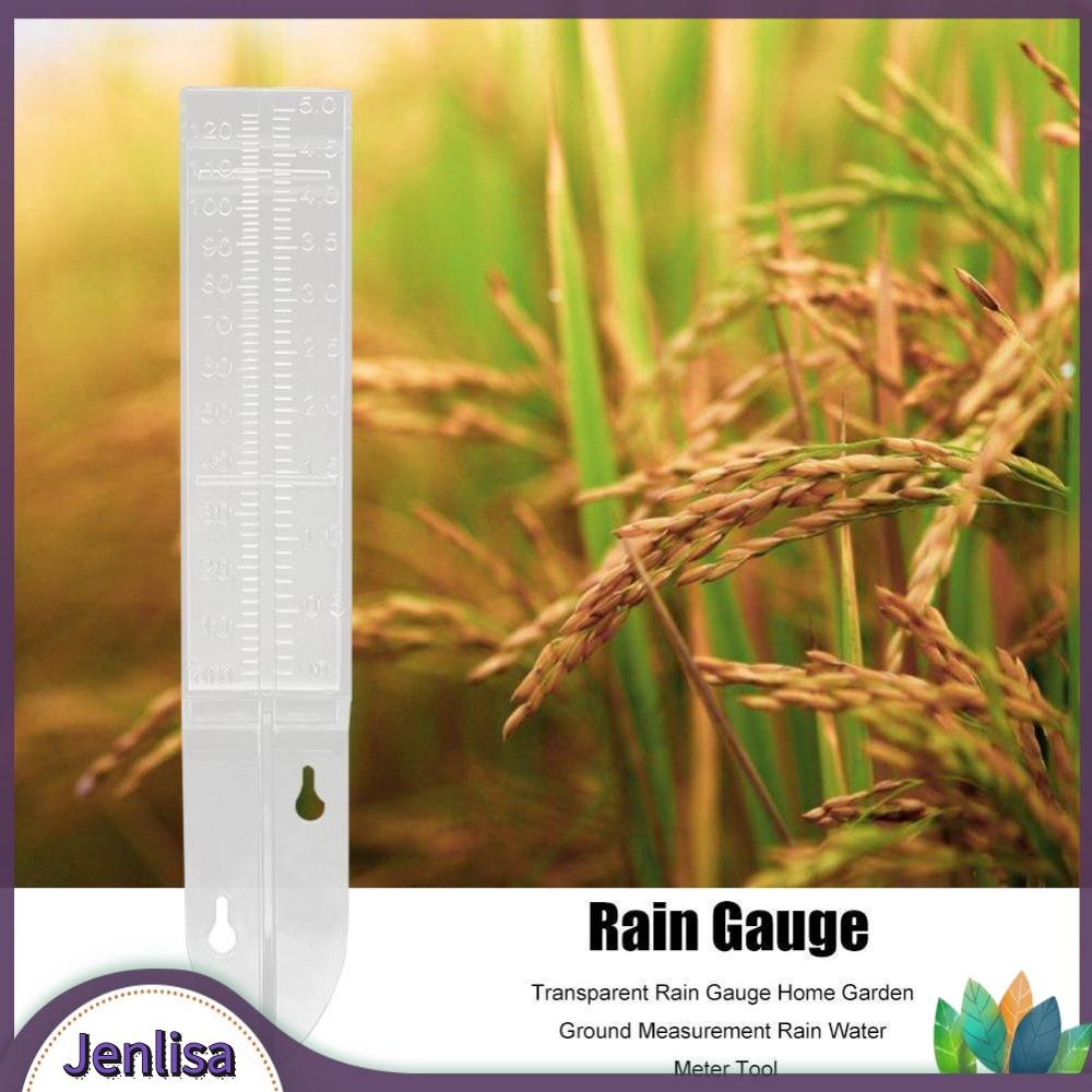 Plastic Ground Rain Water Meter Gauge Outdoor Yard Garden Ground