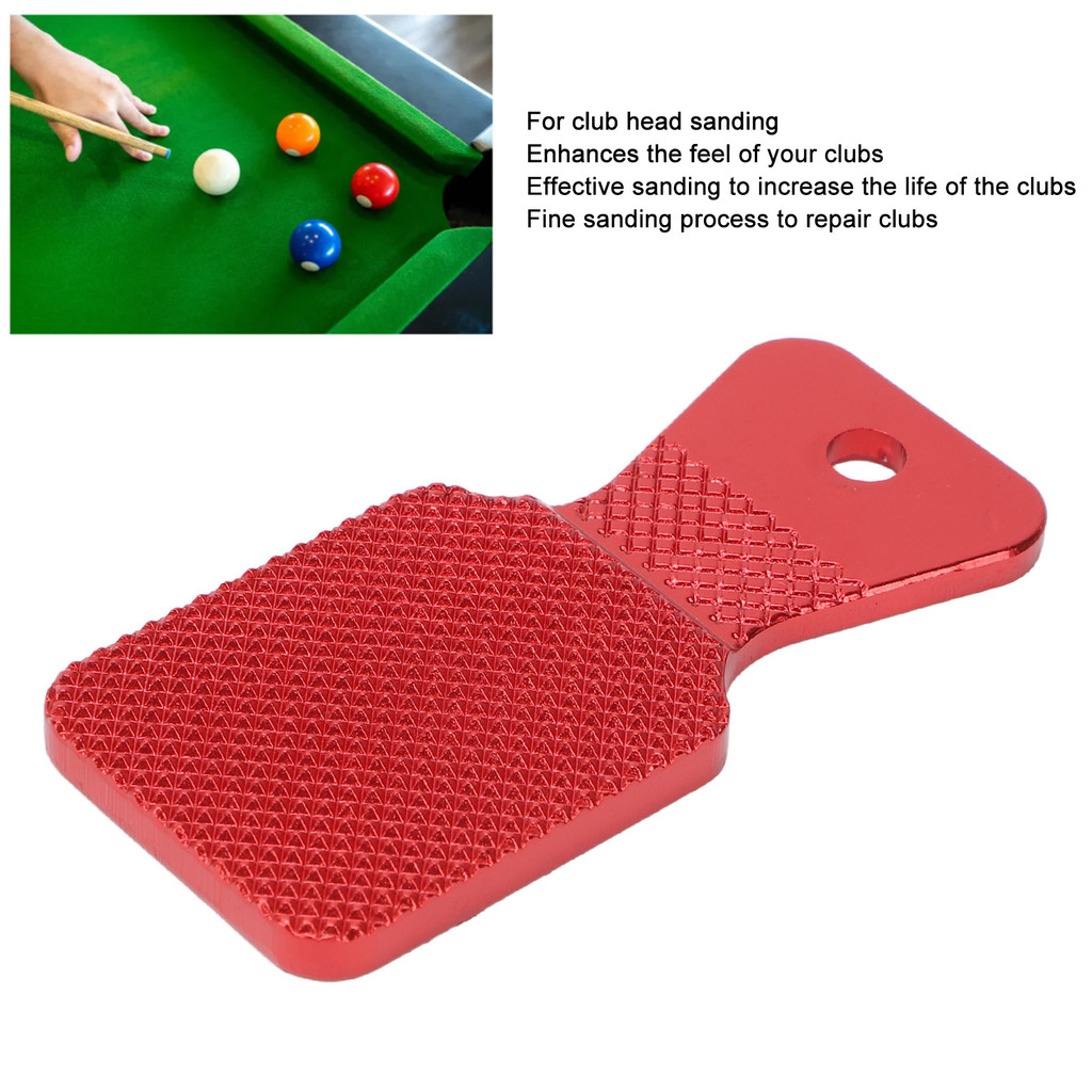 [WMA] Pool Cue Tip Tapper Aluminum Ergonomic Fan Shaped Pool Cue Stick ...