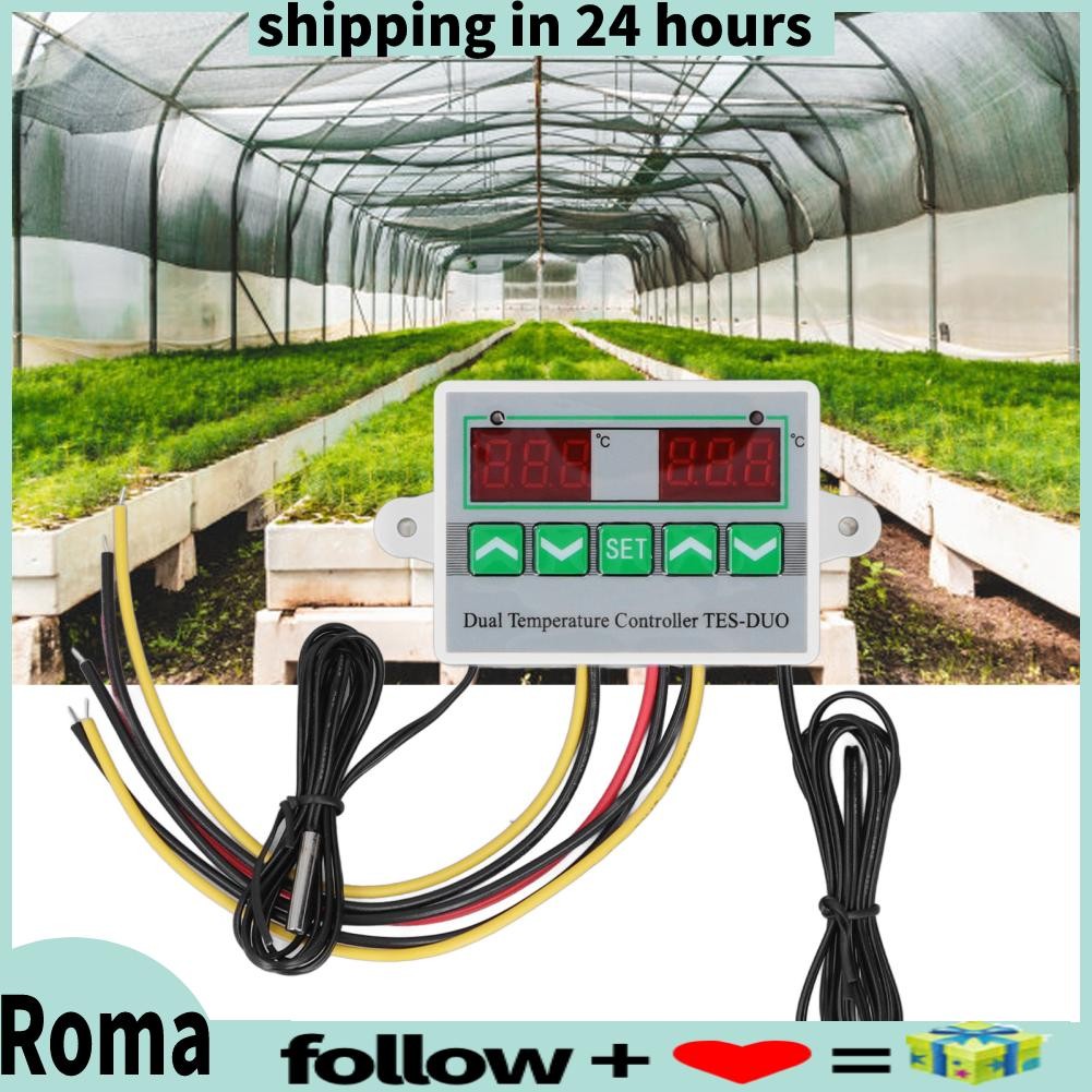 Digital Temperature Controller Dual Display Control