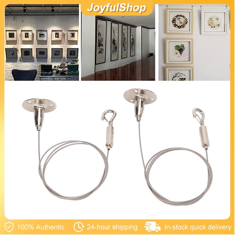 Wire Rope Hanger Billboard Hang Rope Acrylic Lock Sign Self-Locking ...