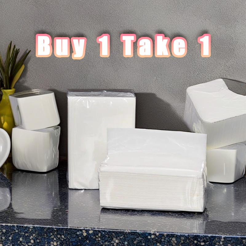 Buy 1 Take 1 4 Packs Facial Tissue Bathroom Tissue Tissue Paper Paper ...