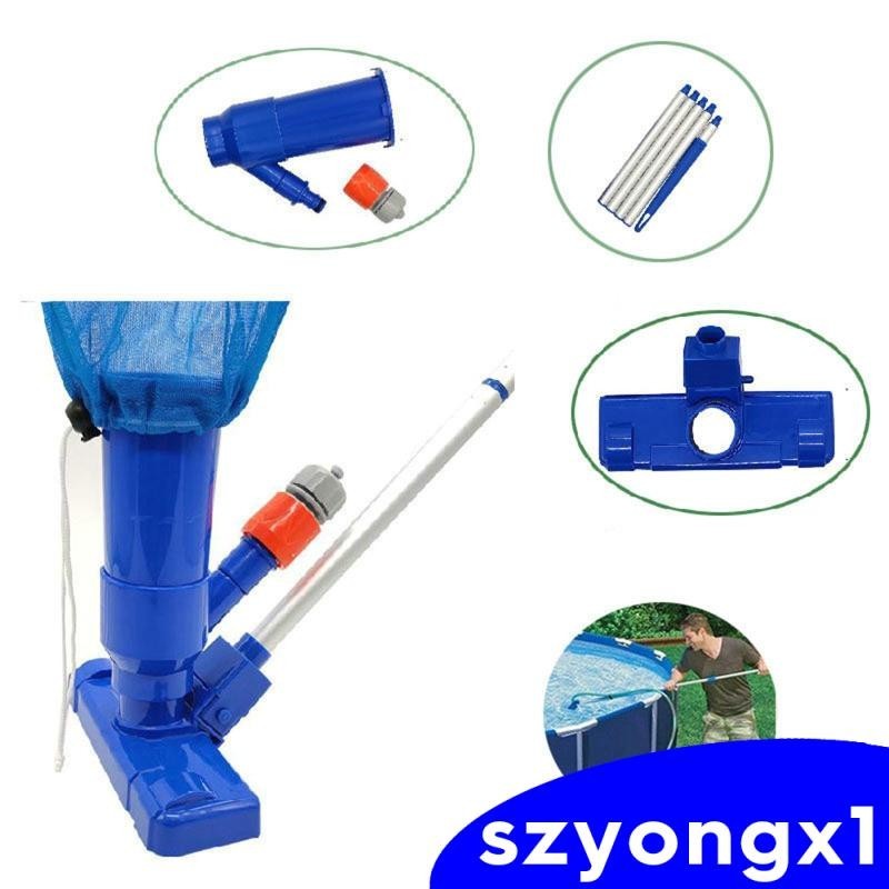 [Szyongx1] Pool Vacuum Cleaner Kits Portable Brush Cleaning Tool for ...