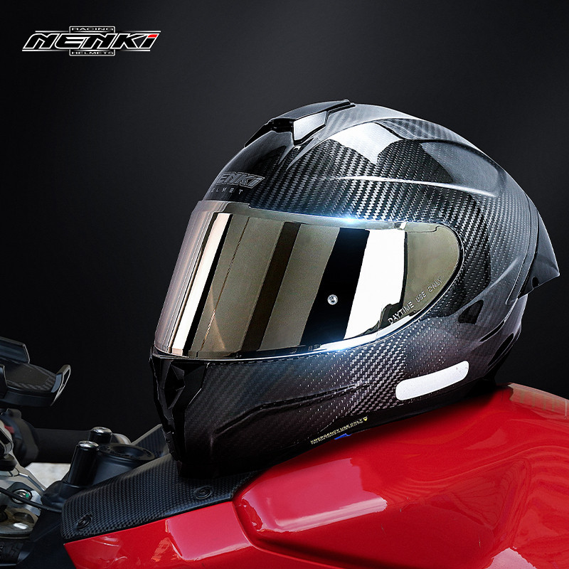 NENKI HELMETS CARBON FIBER CLASSICAL NK-869 N1 (FREE GIFTS) FULLFACE ...