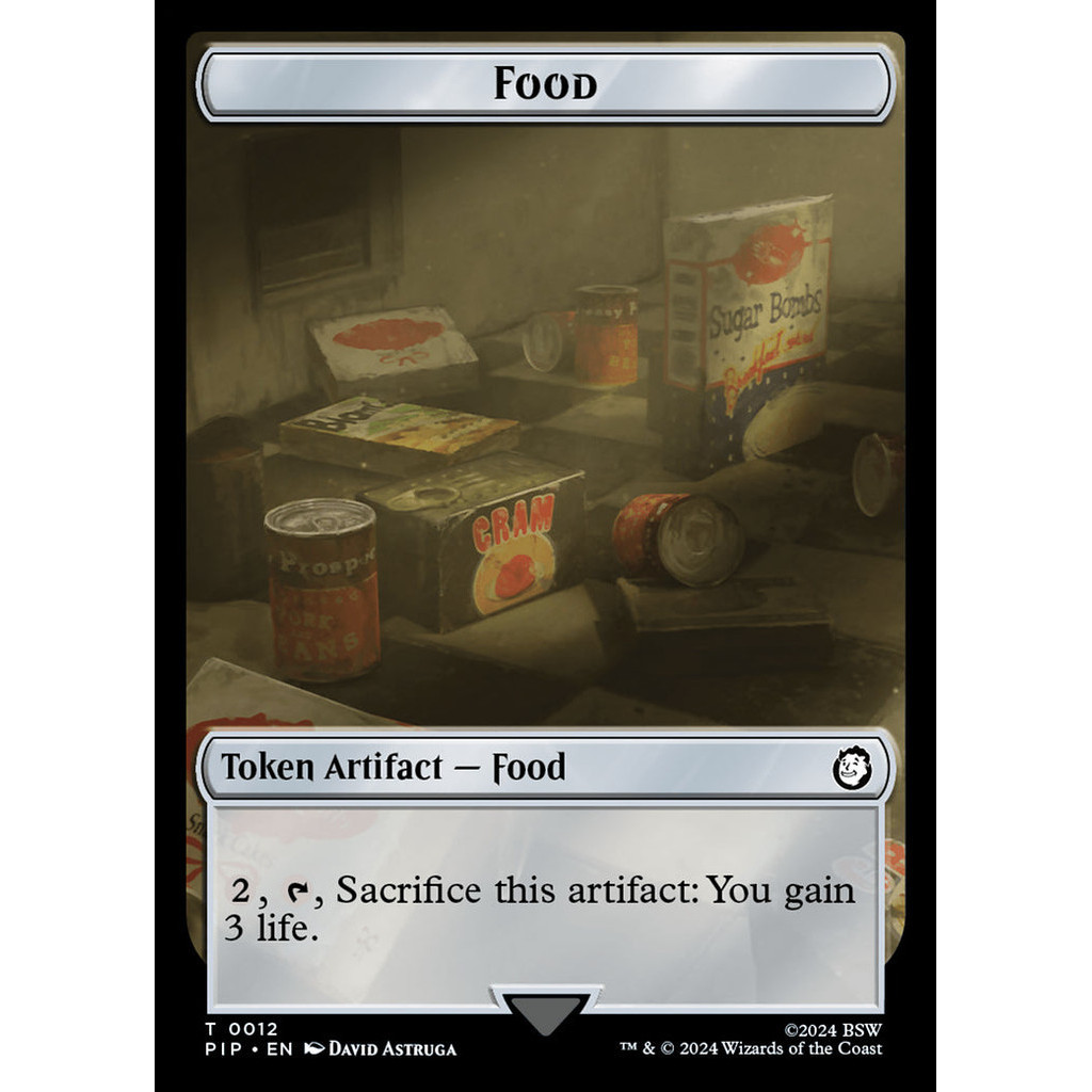 Food (0012) // Zombie Mutant Double-Sided Token [Fallout Tokens ...