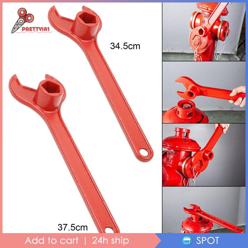 [Prettyia1] Heavy Duty Fire Hydrant Wrench Hand Tool Long Portable ...