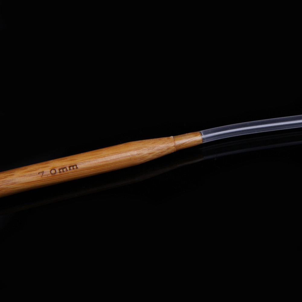 18 Sizes 2.0mm10.0mm 80cm Bamboo Smooth Finish Circular Knitting
